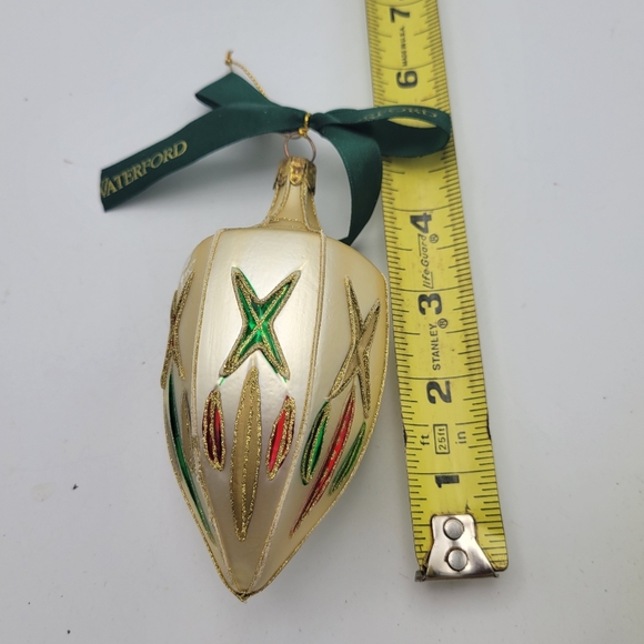 Waterford Ltd Series Nostalgic Collection Ornament Diamond Cut Cone - Picture 7 of 8